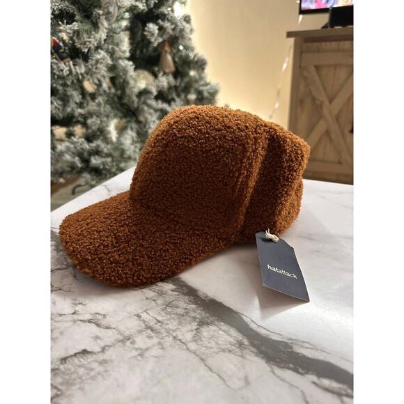 NEW NWT Hat Attack Revolve Sherpa Cap Tobacco Brown main image 6
